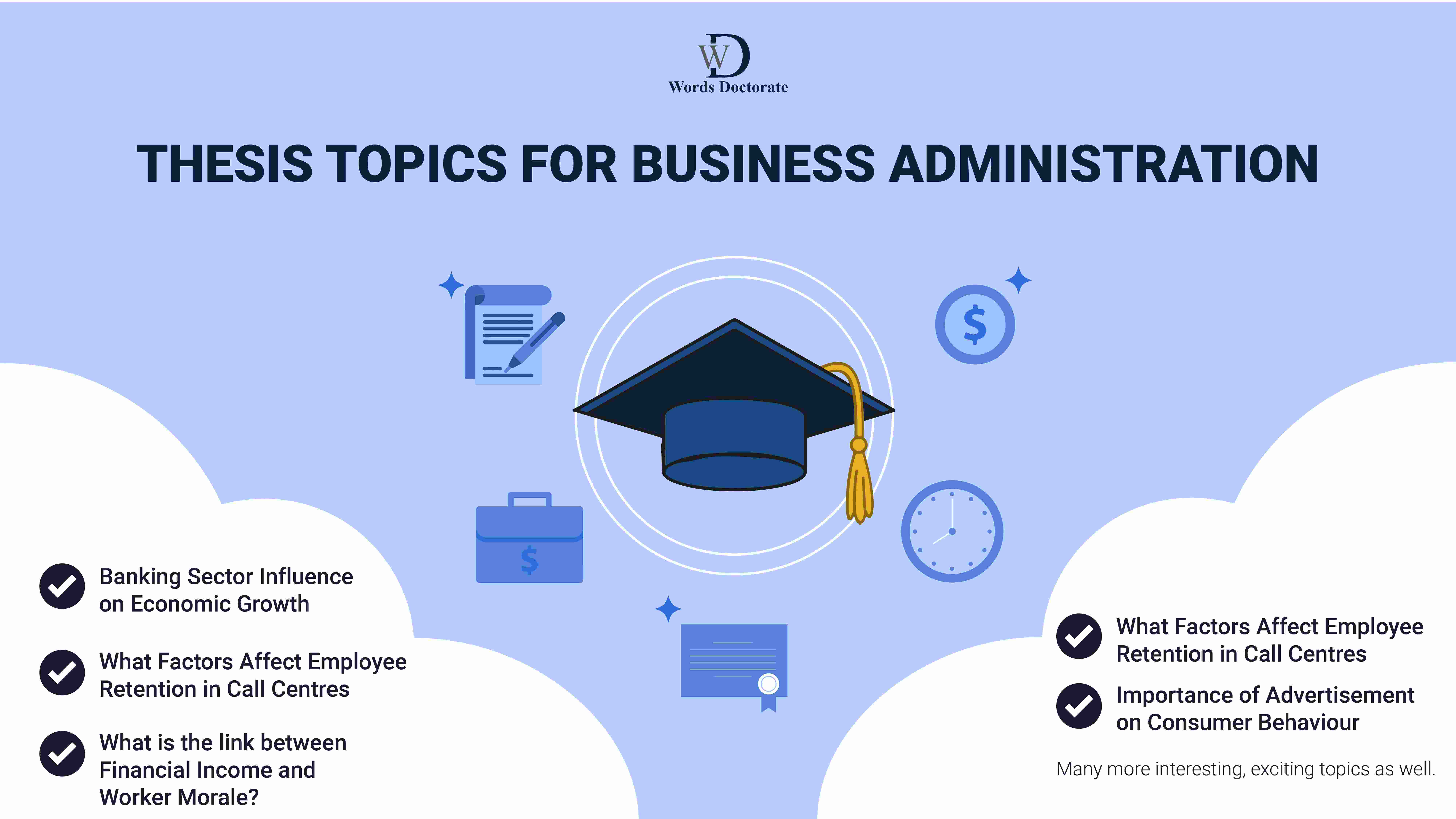 thesis title about business administration